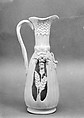 Pitcher, Parian porcelain, American