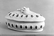 Trinket Box, Parian porcelain, American
