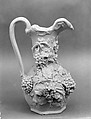Pitcher, Parian porcelain, American