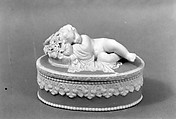 Box, Parian porcelain, American