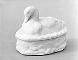 Trinket Box, Parian porcelain, American
