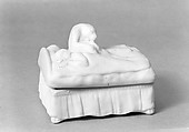 Box, Parian porcelain, American