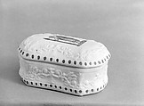 Box, Parian porcelain, American