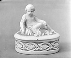 Trinket Box, Parian porcelain, American