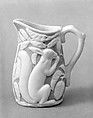 Pitcher, Parian porcelain, American