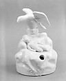 Inkwell, Parian porcelain, American