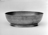 Baptismal Bowl, Samuel Danforth (1774–1816), Pewter, American