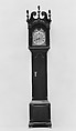 Tall Clock, William Huston (ca. 1730–1791), Mahogany, poplar, cherry, American