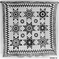 Quilt, Star of Bethlehem pattern variation, Cotton, American