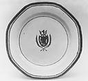 Plate, Porcelain, Chinese, for American market