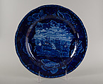 Plate, Enoch Wood &amp; Sons (British, active Burslem, 1818–46), Earthenware, transfer-printed, British (American market)
