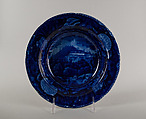 Plate, Enoch Wood &amp; Sons (British, active Burslem, 1818–46), Earthenware, transfer-printed, British (American market)
