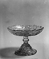Compote, Lacy pressed glass