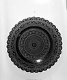 Plate, Lacy pressed glass