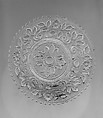 Bowl, Lacy pressed glass, American