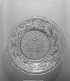 Bowl, Lacy pressed glass, American