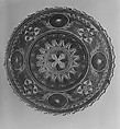 Bowl, Lacy pressed glass, American