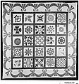 Quilt, Album pattern, Members of the First Reform Churches of Fishkill and Hopewell, Cotton, American