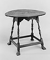 Oval table, Maple, oak, American