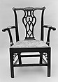 Armchair, Mahogany, spruce, American