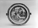 Hot Water Plate, Porcelain, Chinese