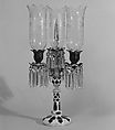Candelabrum, Blown glass, American or French