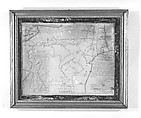 Embroidered Map Sampler, Silk embroidered with silk, American