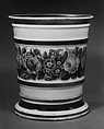 Flowerpot, Tucker Factory (1826–1838), Porcelain, American