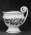 Cup and Saucer, Tucker Factory (1826–1838), Porcelain, American