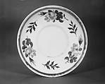 Cup and Saucer, Tucker Factory (1826–1838), Porcelain, American