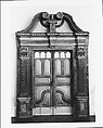 Doorway, Possibly Alexander Grant, Pine, American
