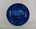 Plate, Enoch Wood &amp; Sons (British, active Burslem, 1818–46), Earthenware, transfer-printed, British (American market)