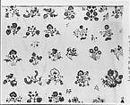 Embroidered bed hangings, Ruth Culver Coleman (died 1801), Linen embroidered with wool, American