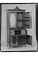 Desk and Bookcase, John Davey (active ca. 1797–1822), Mahogany, satinwood veneer with white pine,
yellow poplar, American