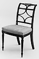 Side Chair, Attributed to Thomas Seymour (1771–1848), Mahogany, birch veneer, birch, tulip poplar, American