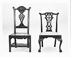 Side Chair, Mahogany, Atlantic white cedar, yellow pine; upholstery (modern), American