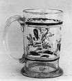 Mug, Non-lead glass with enamel decoration
