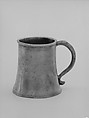 Mug, Samuel Danforth American, Pewter, American