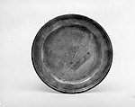 Plate, Samuel Melville  American, Pewter, American
