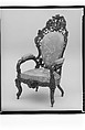 Armchair, Attributed to John Henry Belter (American, born Germany 1804-1863 New York), Rosewood, ash, American