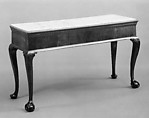 Pier Table, Attributed to John Goddard (1724–1785), Mahogany, mahogany veneer, marble, maple, white pine, American