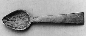 Spoon, Wood; Probably maple
