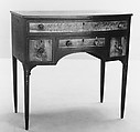 Dressing table, Mahogany, birch veneer, basswood with white pine, American