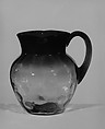 Water Pitcher, New England Glass Company American, Blown glass, American
