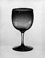 Wine Glass, New England Glass Company American, Blown glass, American