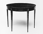 Card Table, Mahogany, maple, satinwood, white pine, American