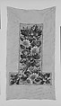 Chair Back and Seat, Josephine Given Gorzier, Canvas embroidered with wool, silk threads, and beads, American