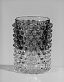 Tumbler, Hobbs, Brockunier and Company  American, Pressed colorless and cranberry glass, American