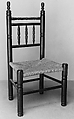 Spindle-back chair, Soft maple, maple, ash, American