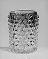 Tumbler, Hobbs, Brockunier and Company  American, Pressed colorless and opalescent glass, American